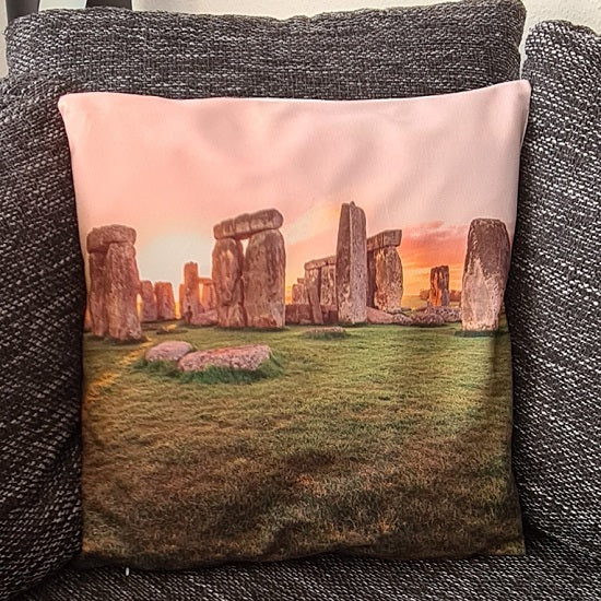 Kissenbezug England - Stonehenge Ruinen - 45cm x 45cm