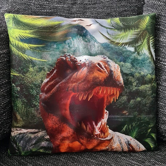 Kissenbezug Dinosaurier - Tyrannosaurus Rex - 45cm x 45cm