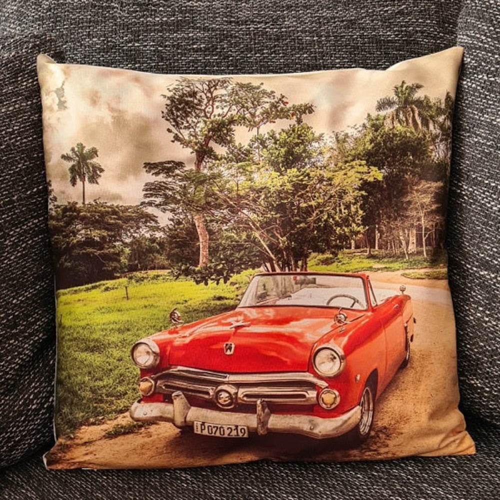 Kissenbezug Oldtimer / Karibik  - 45cm x 45cm