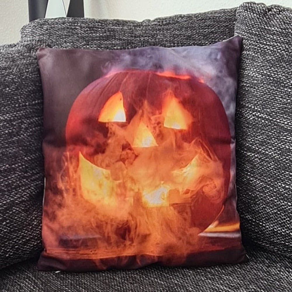 Kissenbezug Halloween Kürbis / Pumpkin - 45cm x 45cm