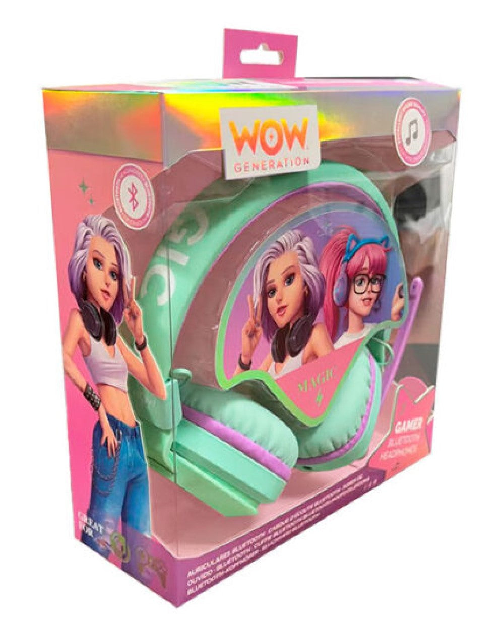 Kopfhörer mit Bluetooth und Mikrofon WOW Generation