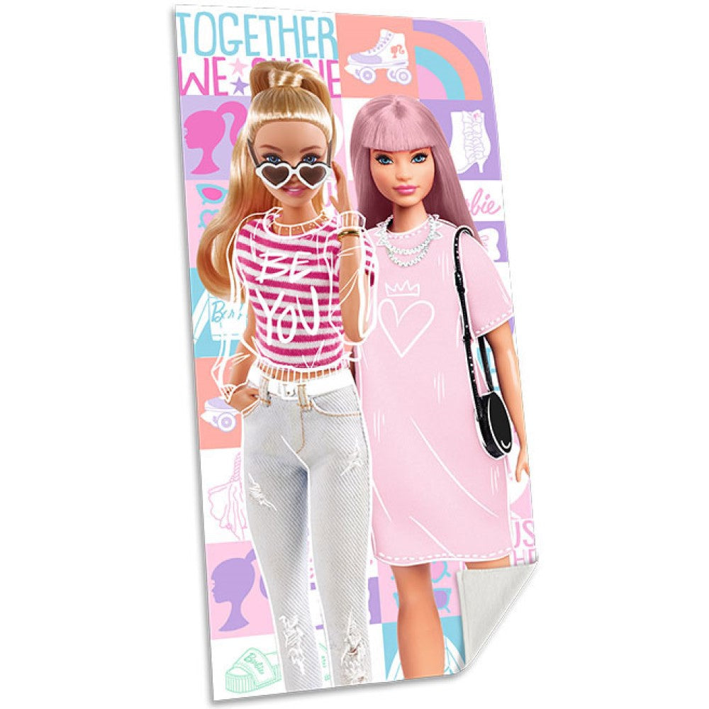 Kinder-Handtuch Strandtuch Baumwolle Barbie