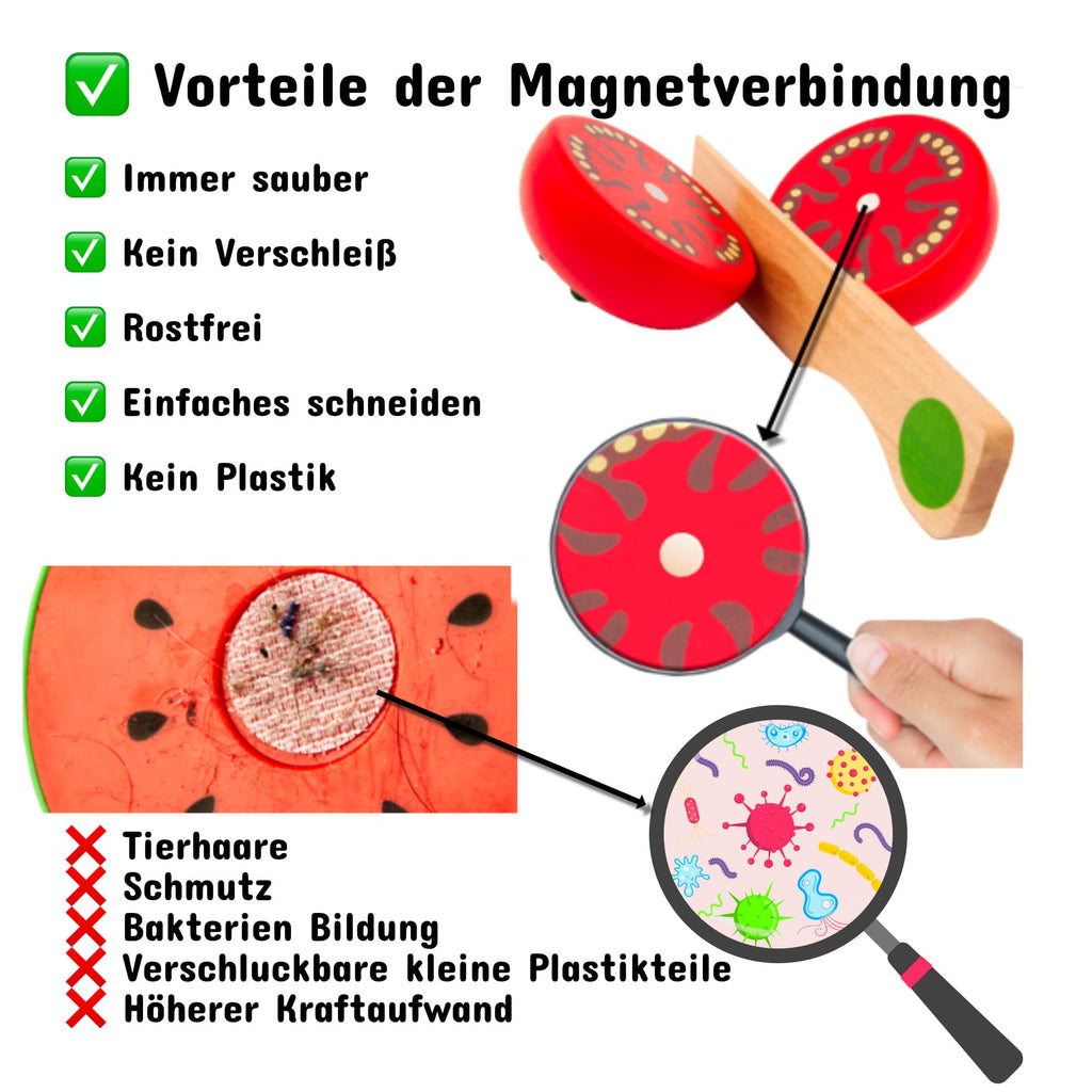 Kinderküche Zubehör Spielküche Gemüse Schneiden Holz Kaufladen Set