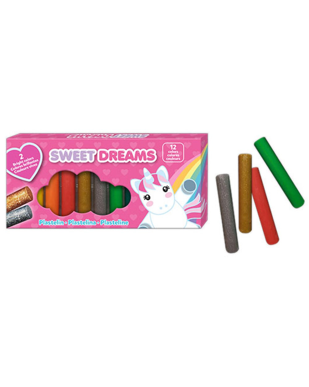 Knete Einhorn 12 Stück Sweet Dreams