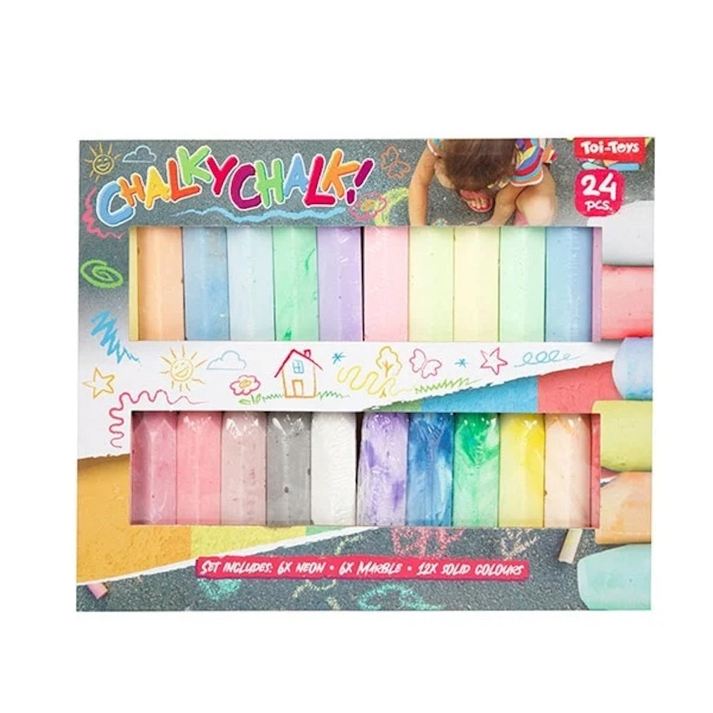 Strassenkreide 24 Stück Kreidestifte