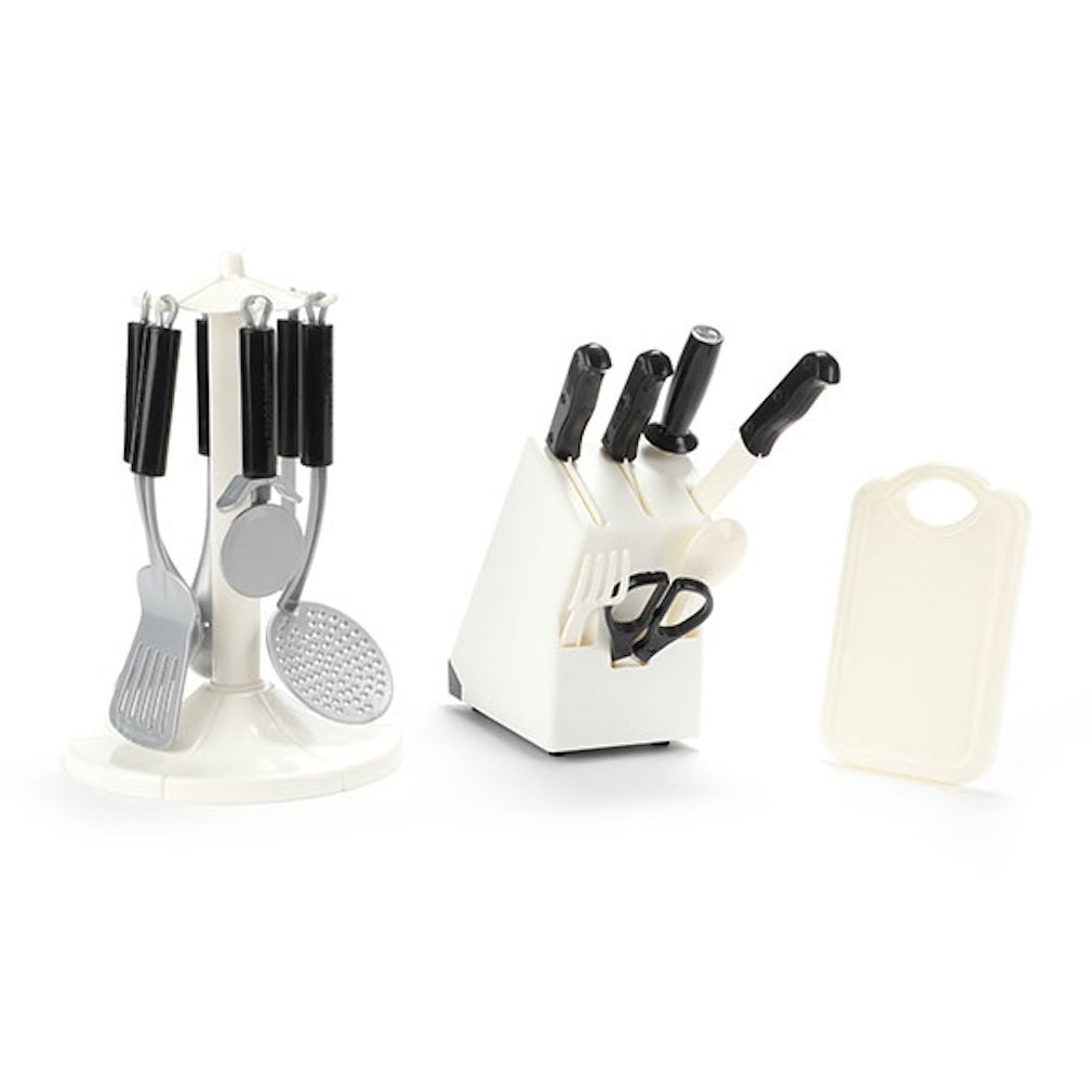 Küchenutensilien und Messerset 16tlg
