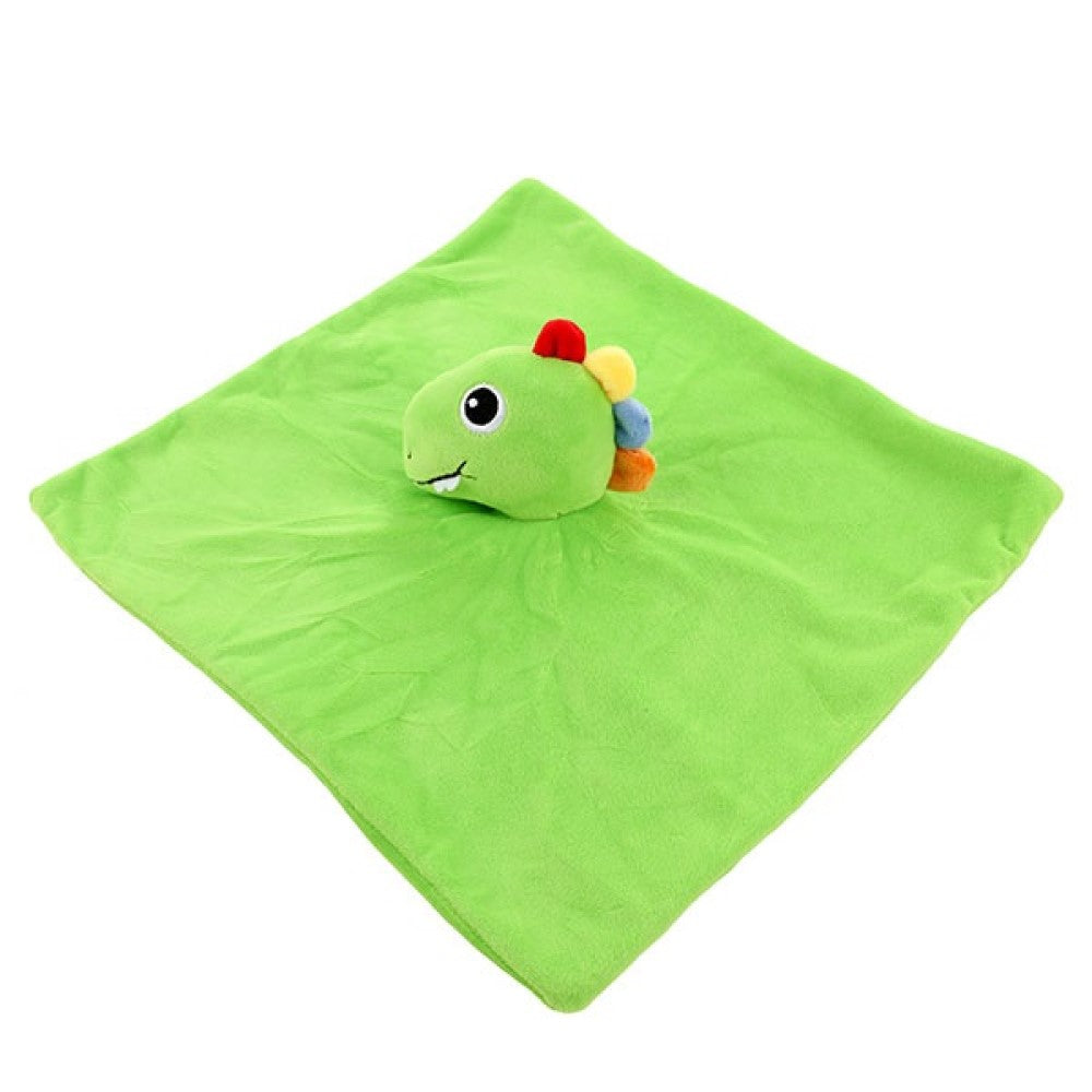 LITTLE STARS Baby Schmusetuch mit Rassel Dino