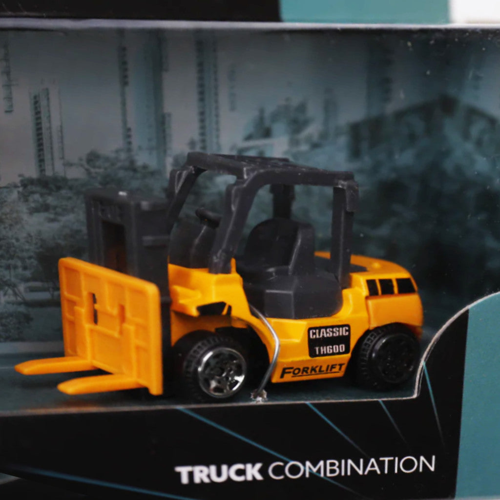 LKW mit Gabelstapler Transporter Laster Stappler Fahrzeug Kinder