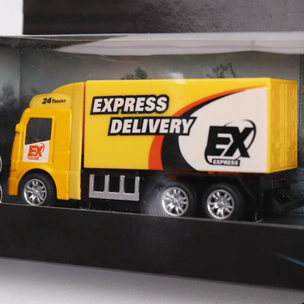 LKW mit Gabelstapler Transporter Laster Stappler Fahrzeug Kinder