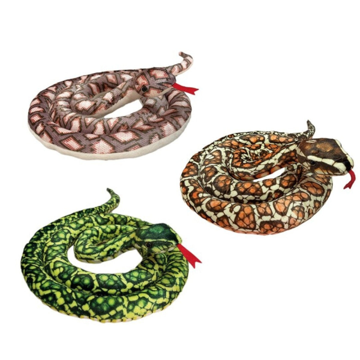 XXL Schlange Kuscheltier 280 cm Plüschtier 2,8 Meter Stofftier