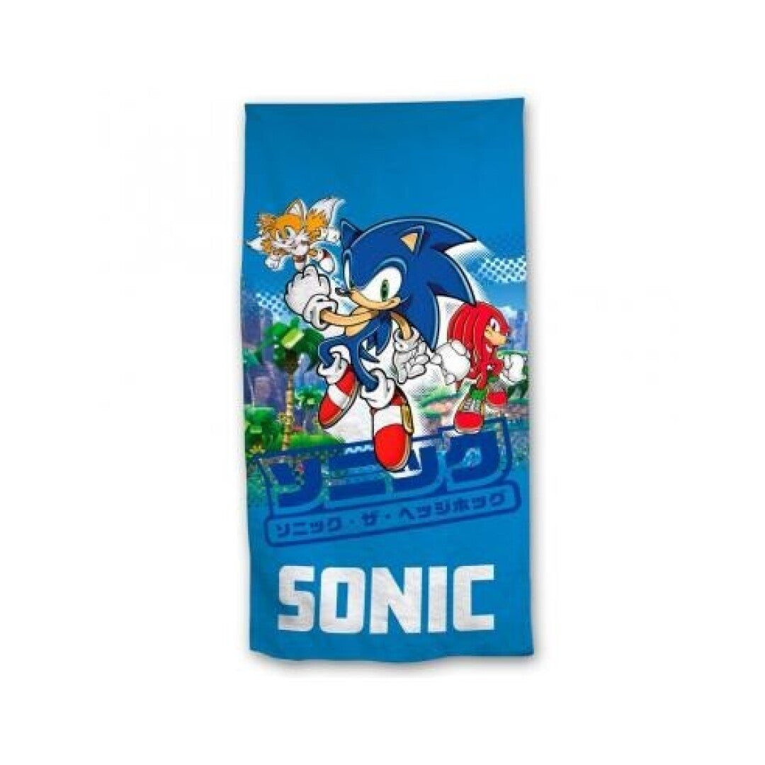 Sonic Handtuch Strand Badetuch 70x140cm Sonic the Hedgehog