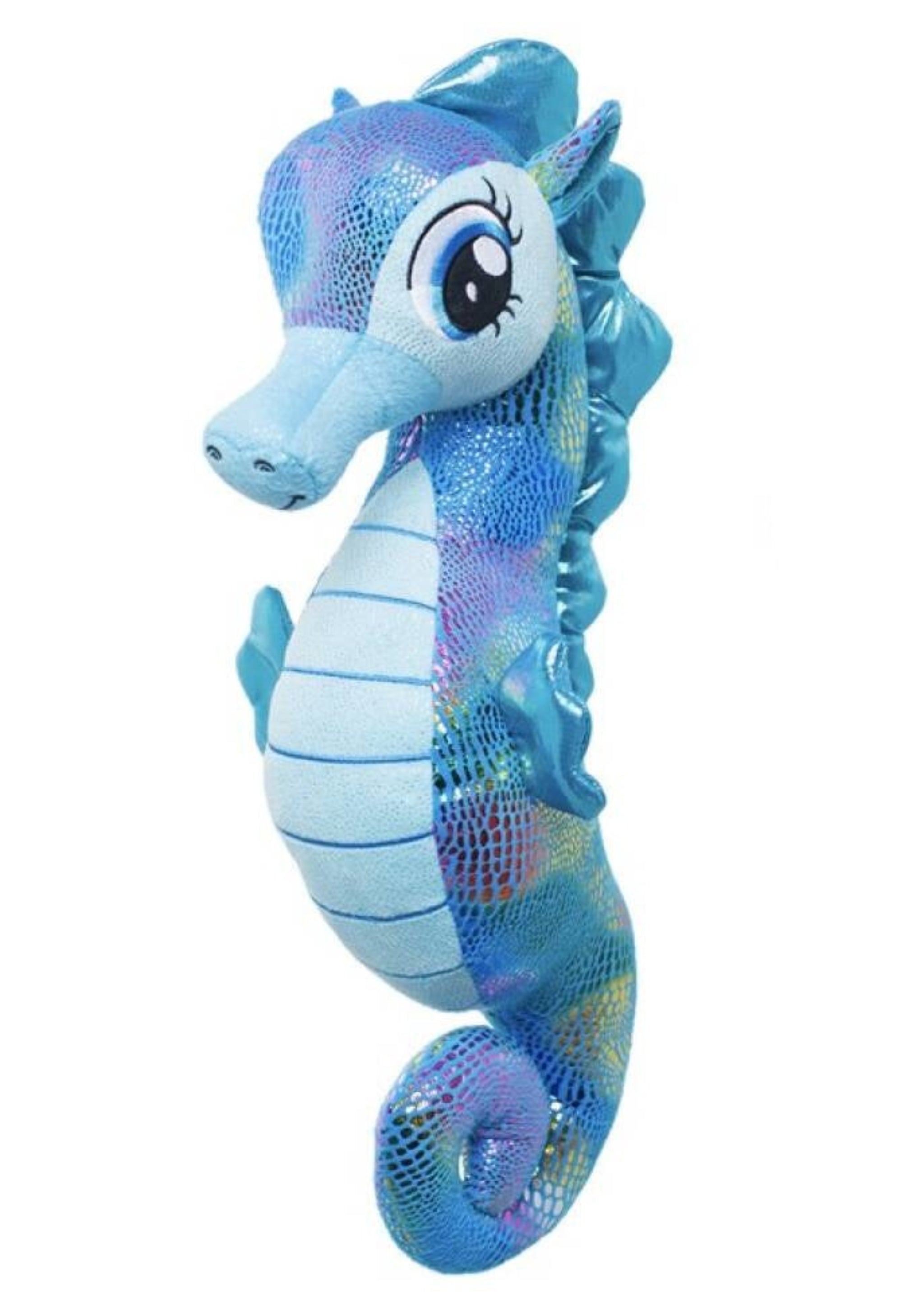 Seepferdchen Glitzer Kuscheltier - Plüschtier süßes Stofftier