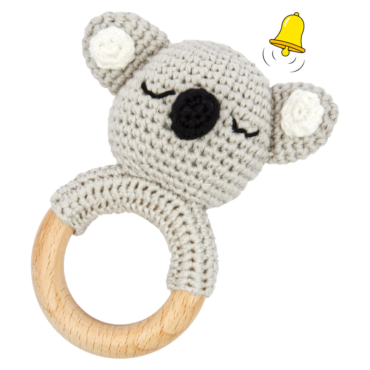 Handgestrickter Koala Lako Geschenkbox zur Geburt oder Babyparty