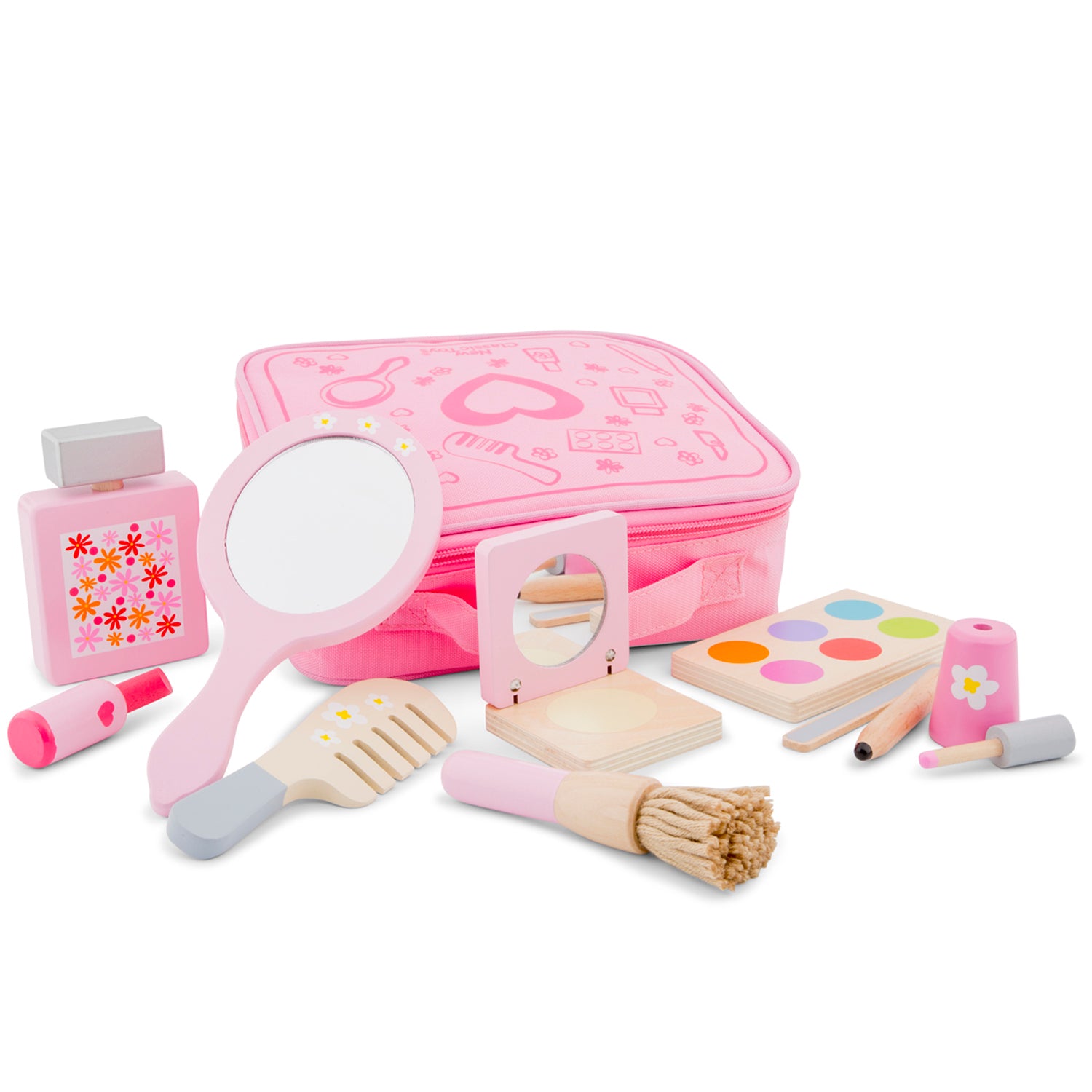 Make Up Spielset für Kinder aus Holz 11 Teile Kinderspielzeug