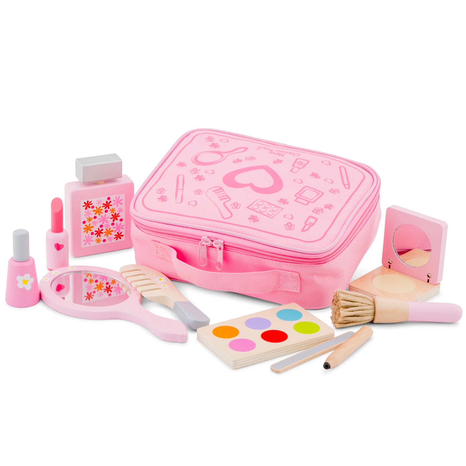 Make Up Spielset für Kinder aus Holz 11 Teile Kinderspielzeug