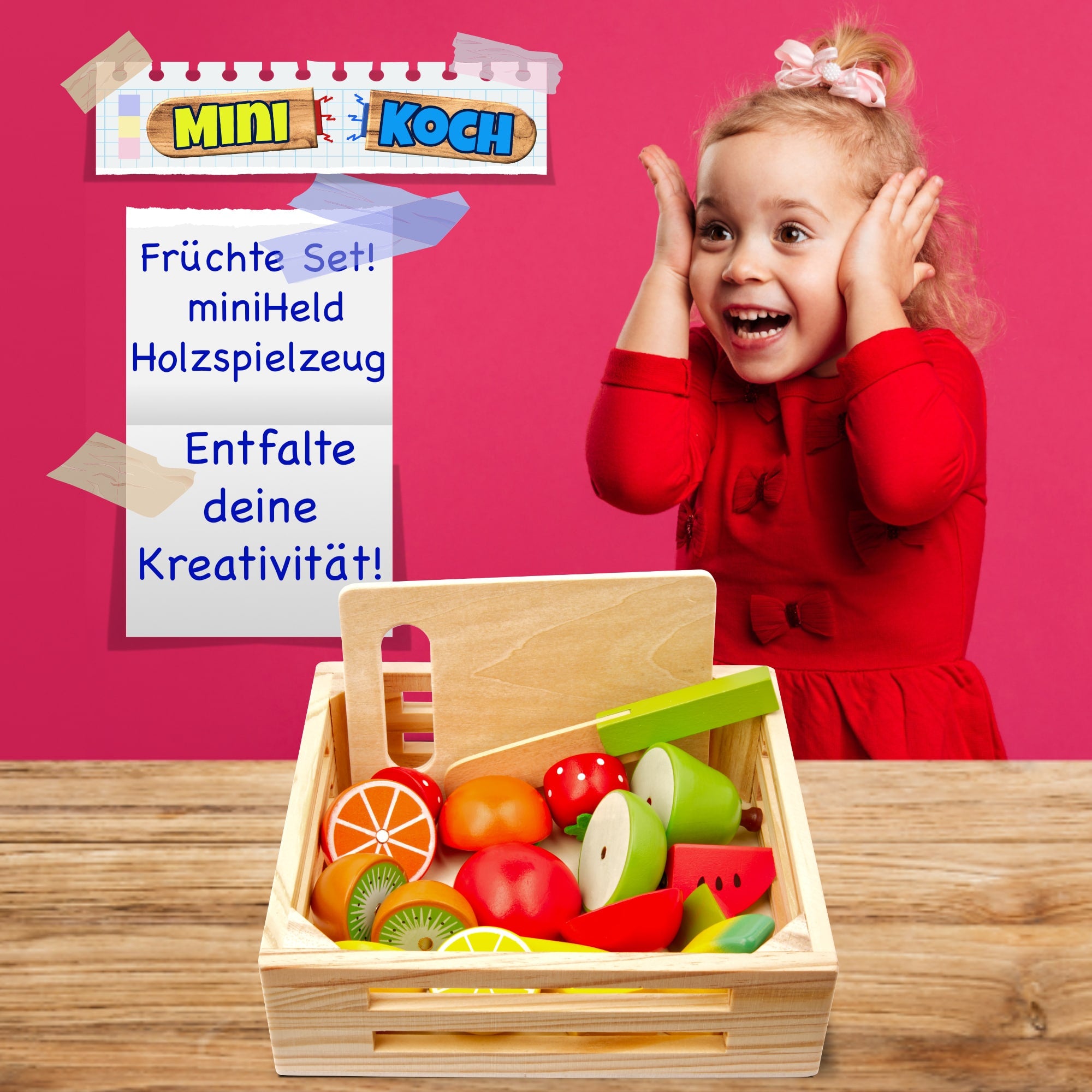Kinderküche Zubehör Spielküche Früchte Schneiden Holz Kaufladen Set