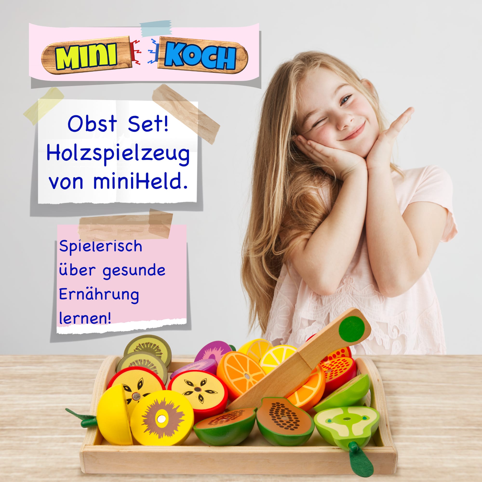 Kinderküche Zubehör Spielküche Obst Schneiden Holz Kaufladen Set