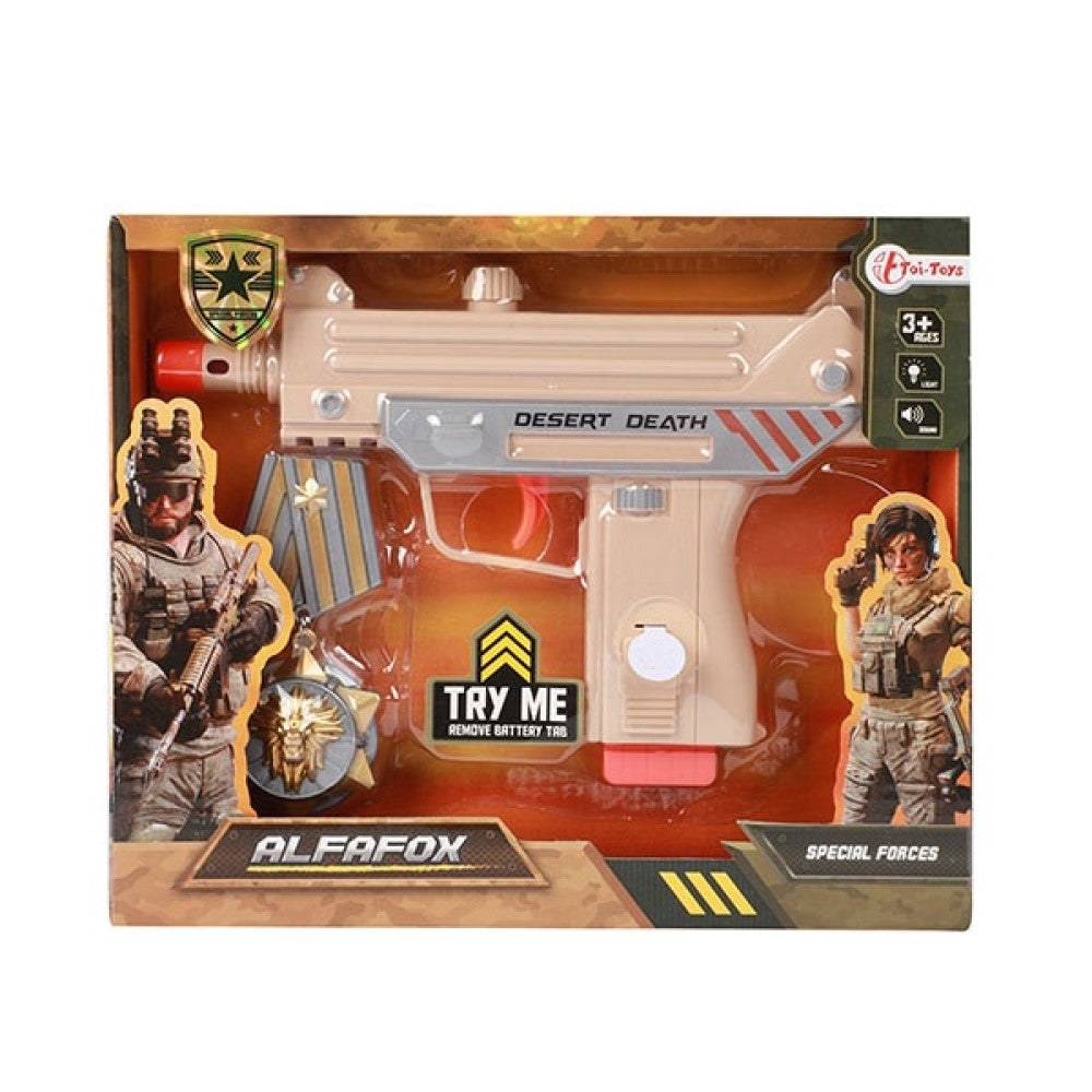 Militär Kinder Pistole mit Licht und Sound