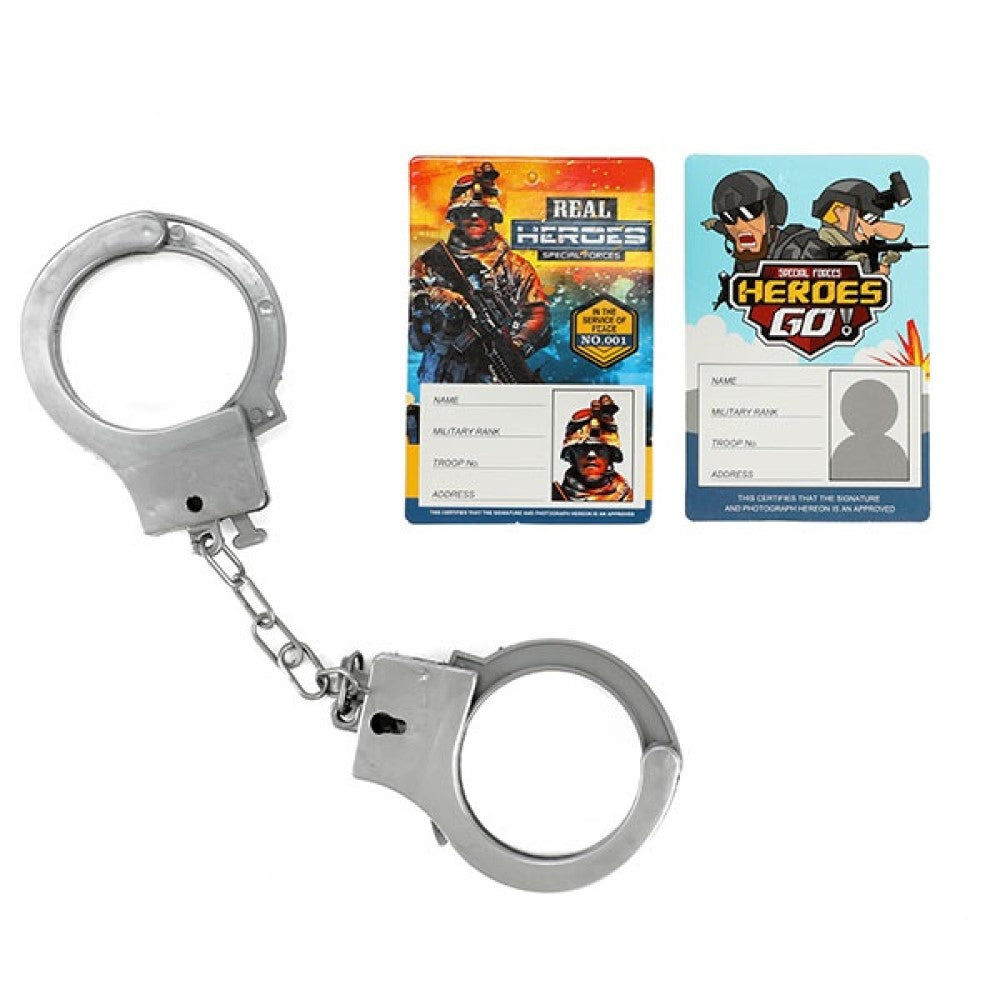 Spiel Militär Set Gewehr Handschellen Soldat Figur