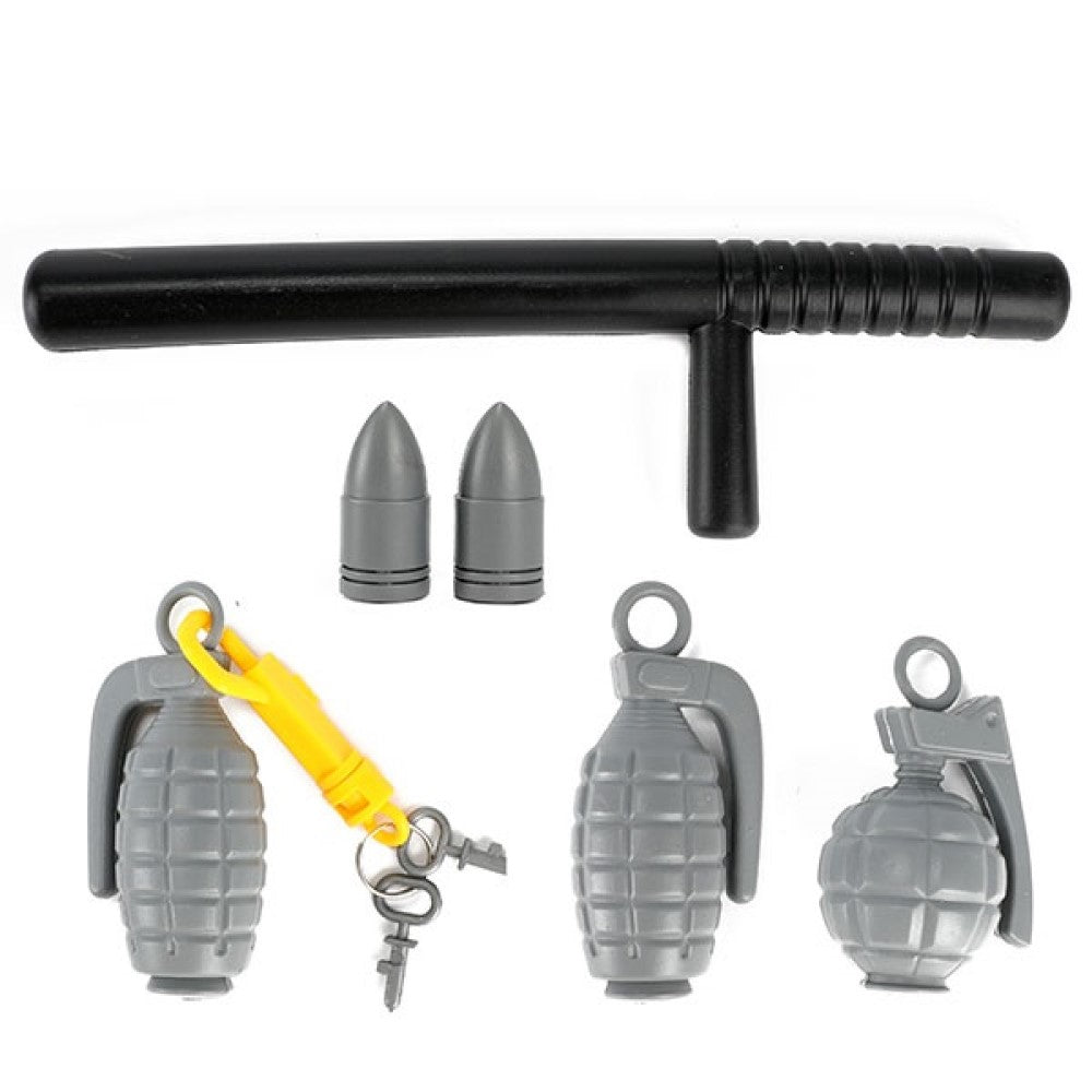 Spiel Militär Set Gewehr Handschellen Soldat Figur