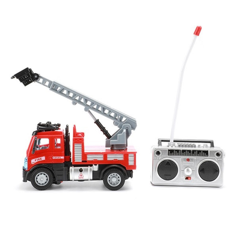 Mini Müllwagen oder Feuerwehrauto mit Fernsteuerung