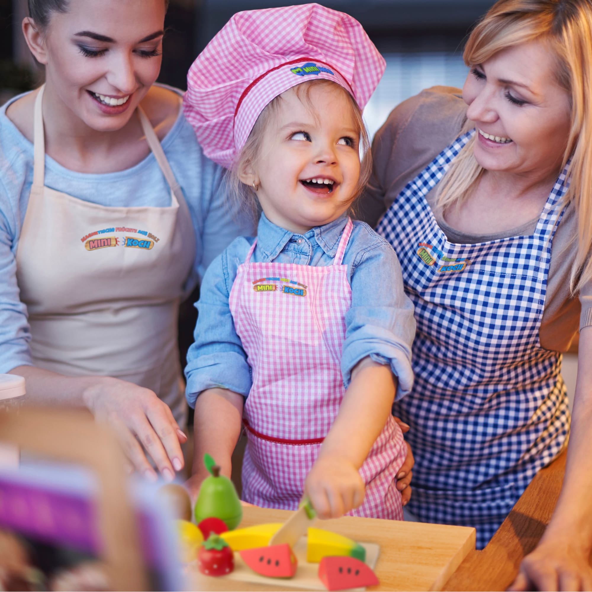 Kinderküche Zubehör Spielküche Fleisch Fisch Gemüse Schneiden ausHolz