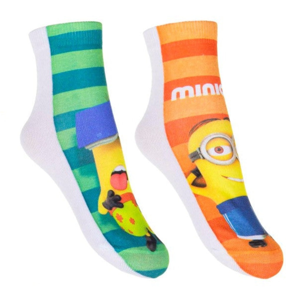Minions Socken 2 Paar Unisex Socks Outdoor-Socken
