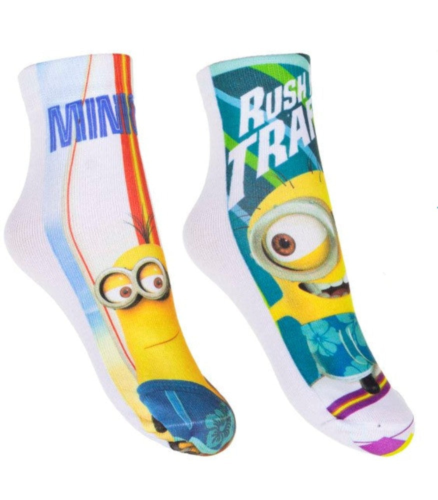 Minions Socken 2 Paar Unisex-Socken Outdoor-Socks