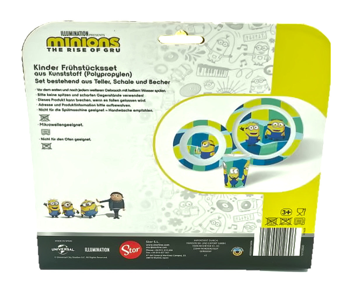 Minions Kindergeschirr - 3er Set