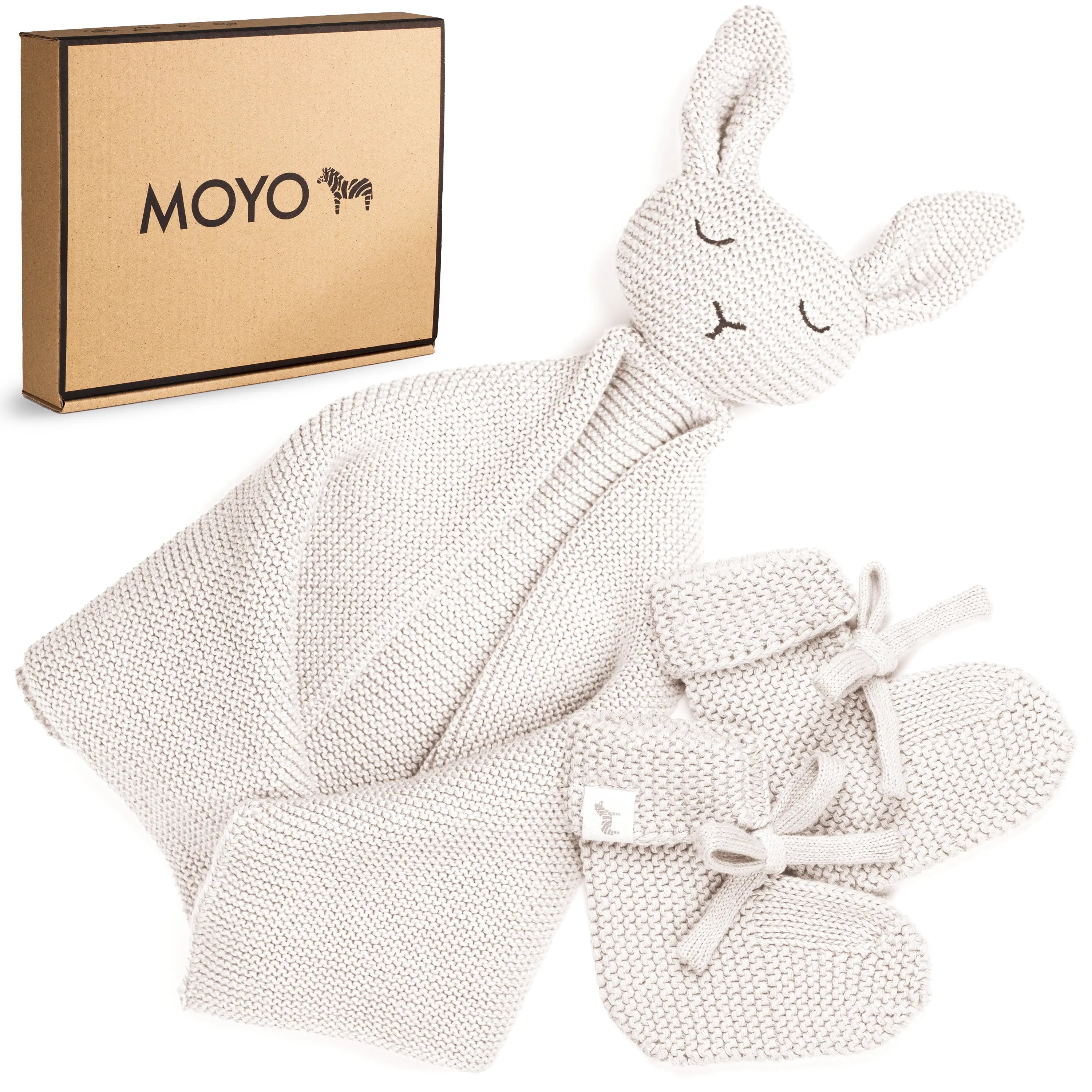 Baby Geschenkset "Hej Baby" Off White
