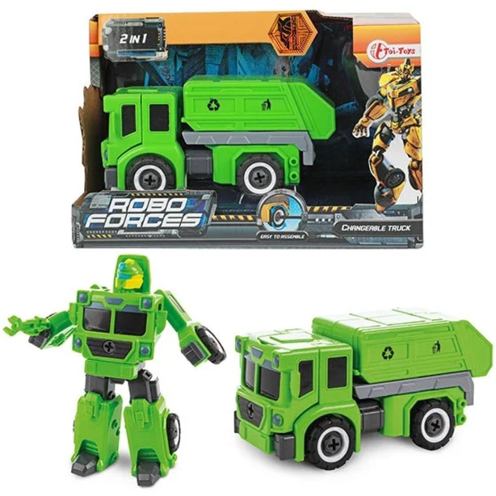 Müllauto Verwandlungs Roboter Müllwagen LKW