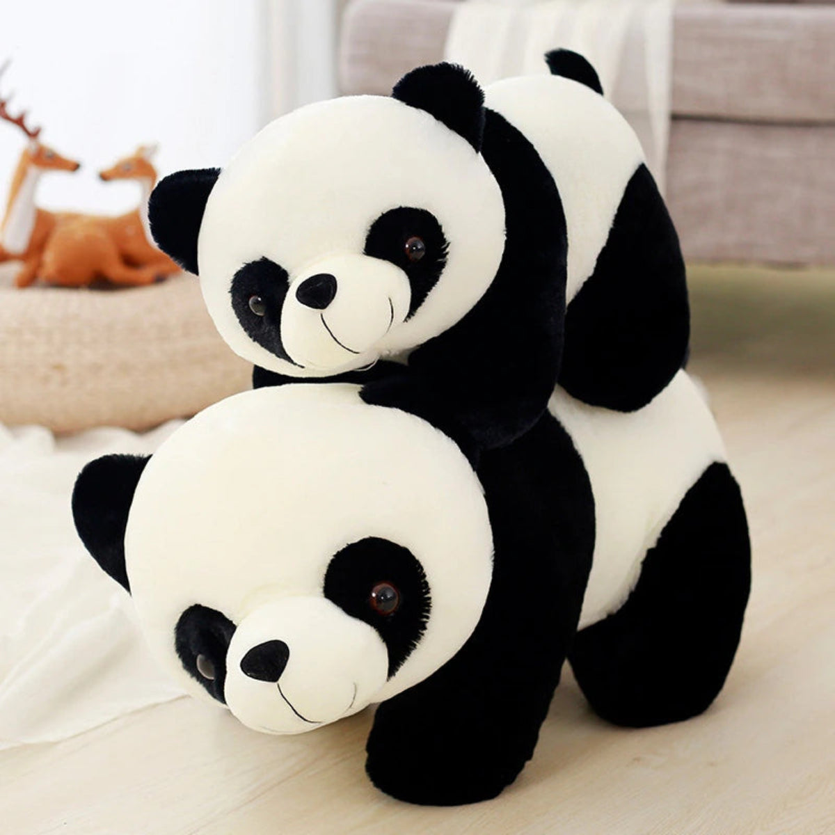 Panda Kuscheltier - 20 cm Plüschtier Pandabär Stofftier