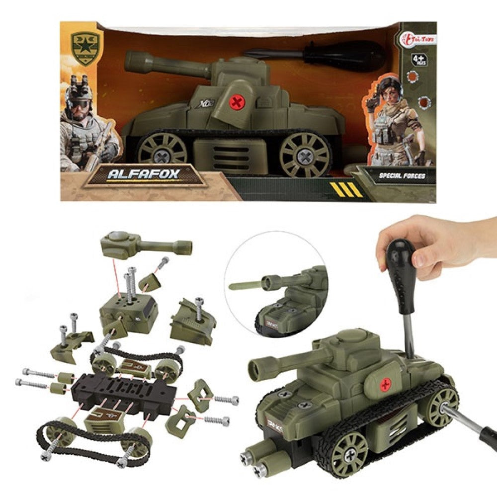 Spielzeug-Auto zum Bauen Kettenfahrzeug