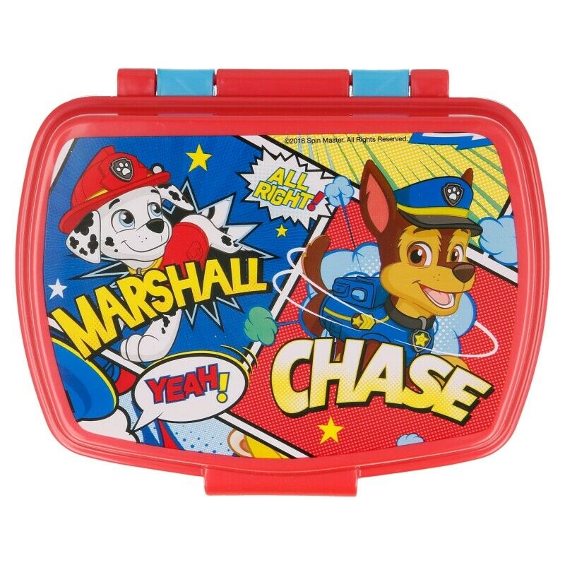 Paw Patrol Brotbox Sandwitch Brotdose Blau Rot