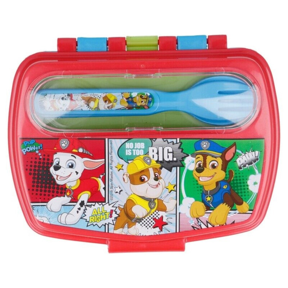 Paw Patrol Brotdose mit Besteck Lunchbox