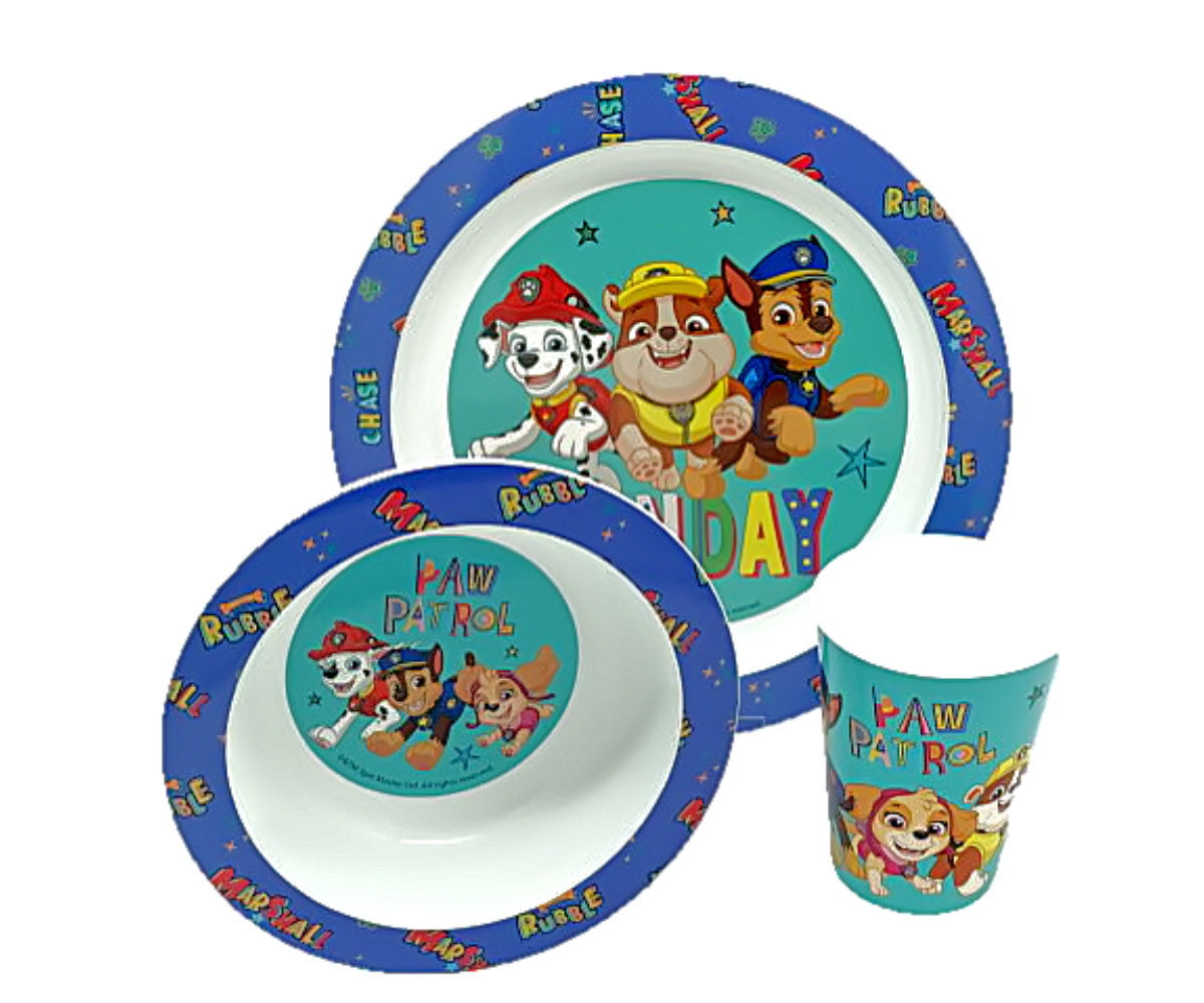 Paw Patrol Kindergeschirr - 3er Set