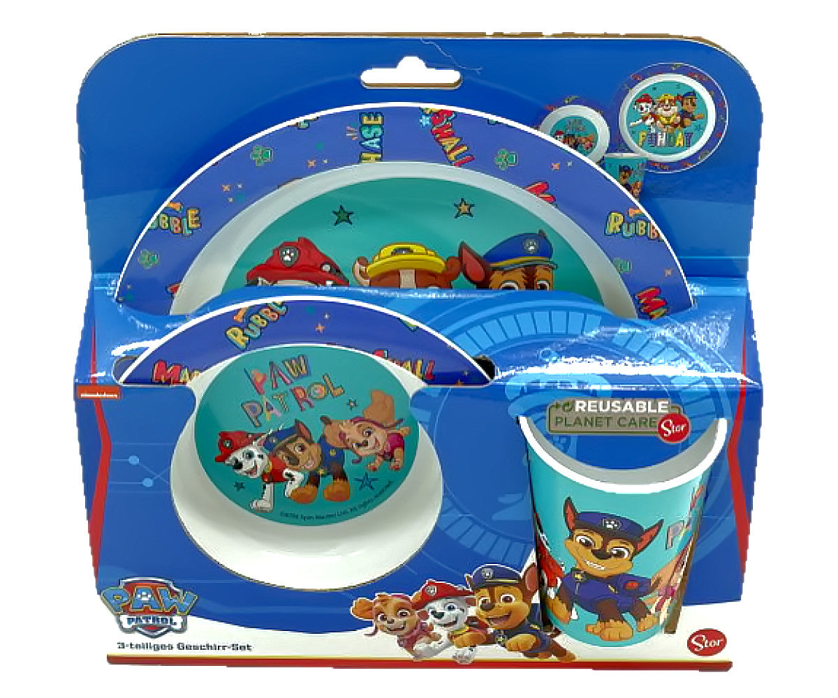 Paw Patrol Kindergeschirr - 3er Set