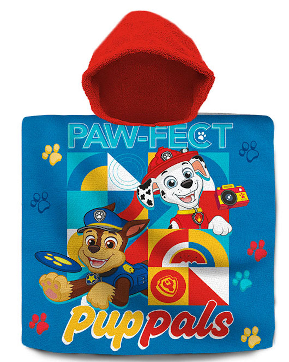 Paw Patrol Poncho Baumwolle Kinder Handtuch