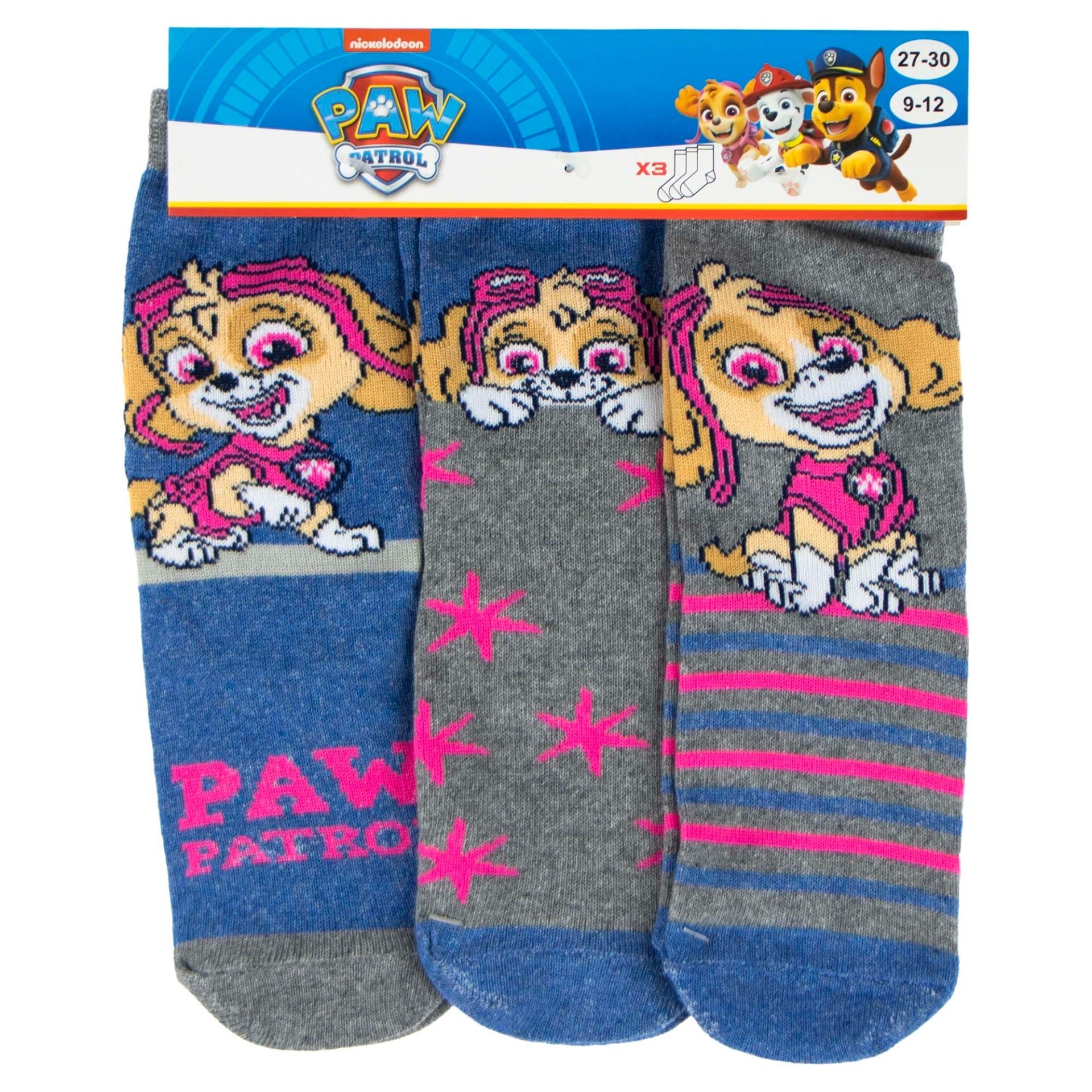 Paw Patrol Socken 3 Paar Unisex Socks Outdoor-Socken