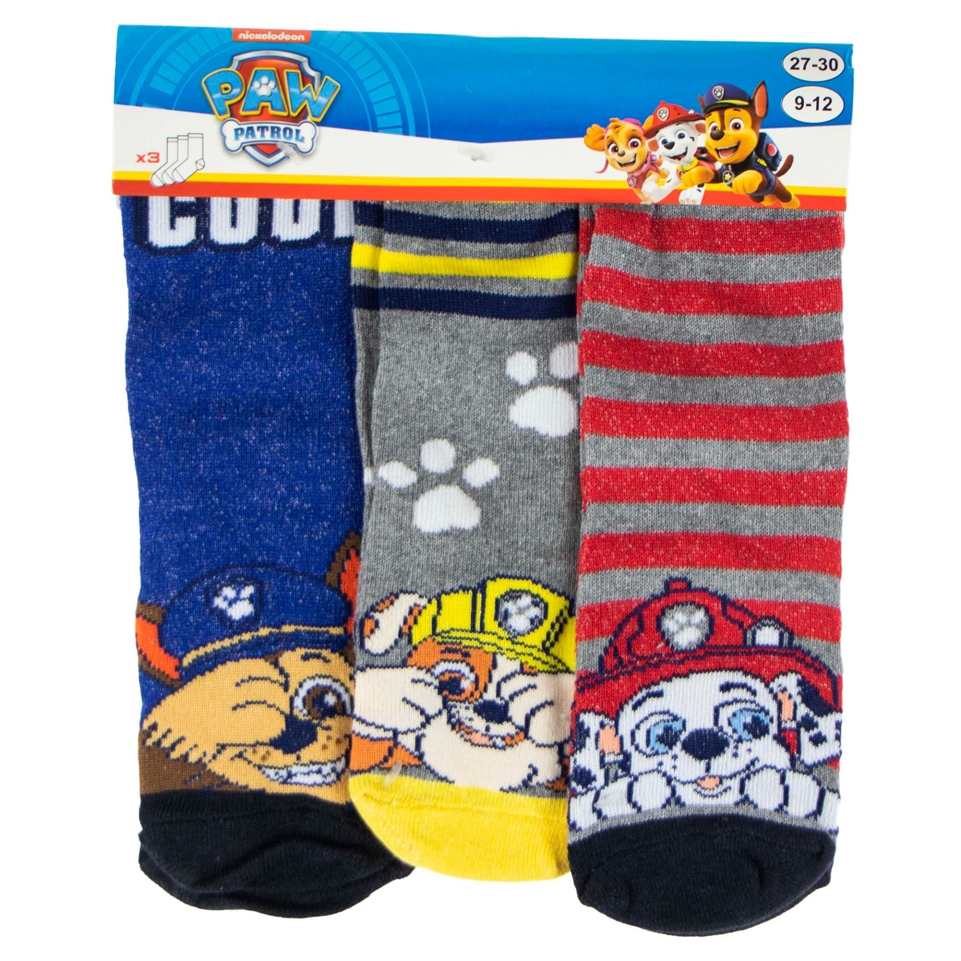 Paw Patrol Socken 3 Paar Unisex Socken Outdoor-Socks