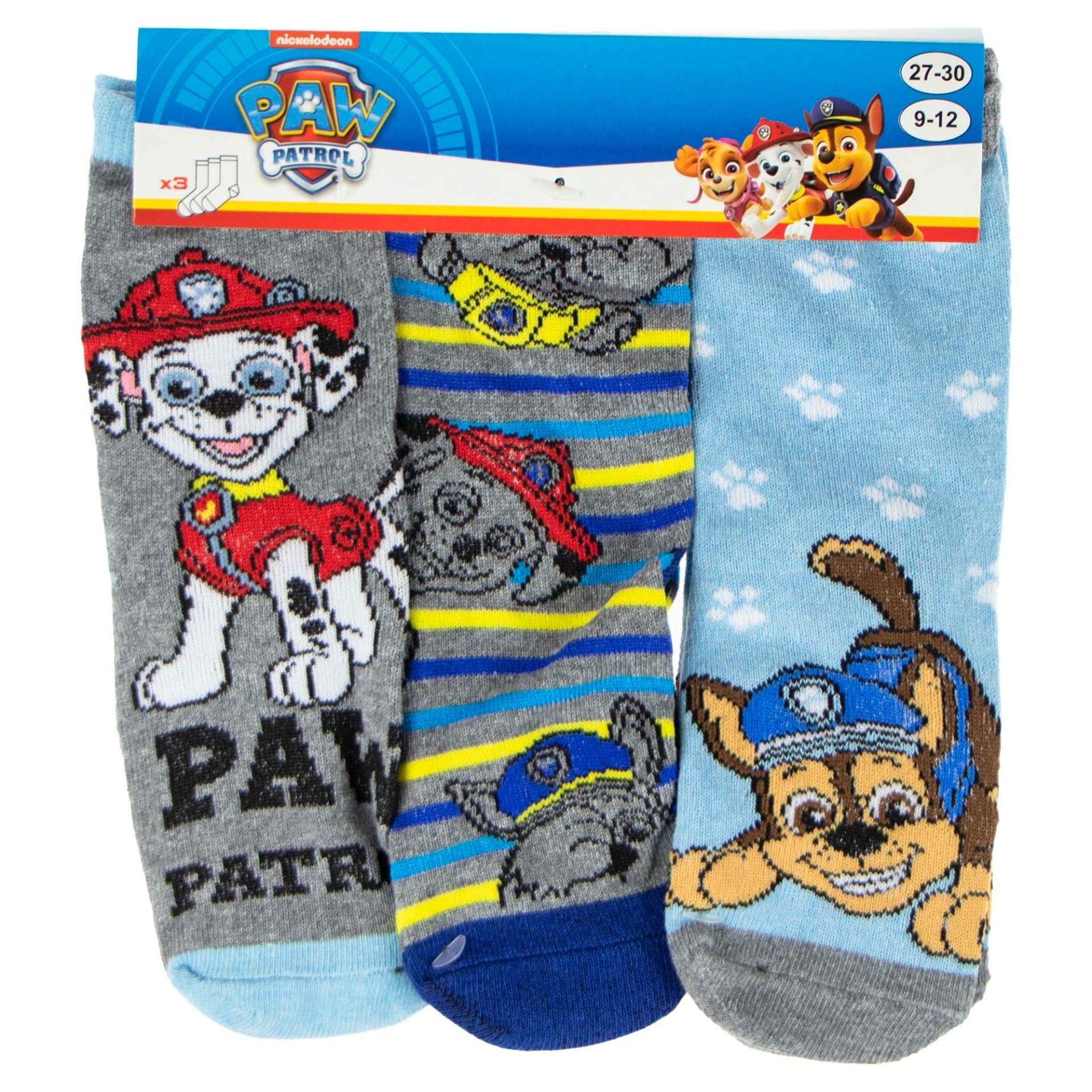Paw Patrol Socken 3 Paar Unisex-Socken Outdoor-Socken