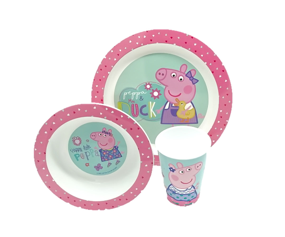 Peppa Wutz Kindergeschirr - 3er Set