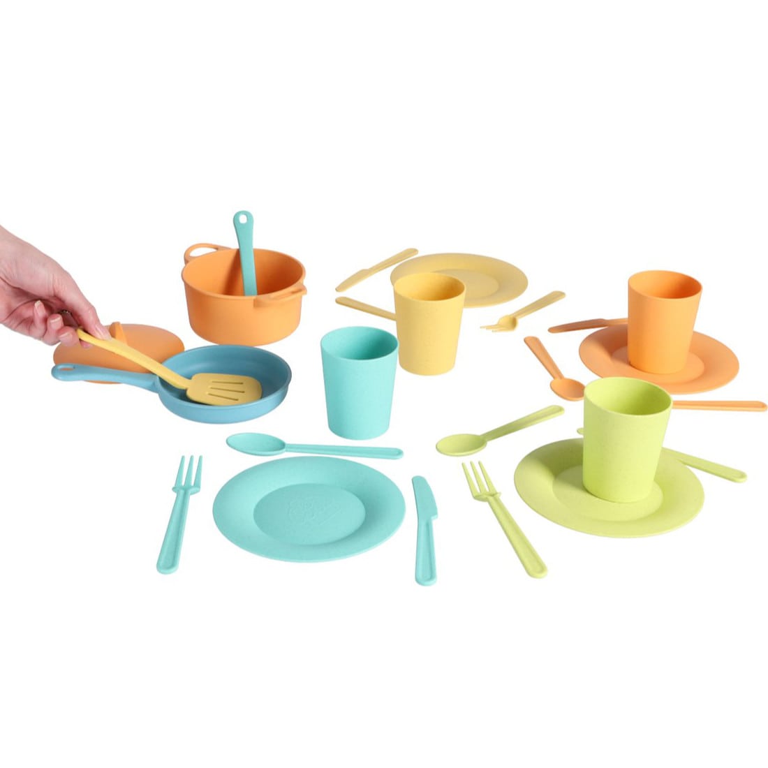 Pfannen Set Biokunststoff 25 Teile