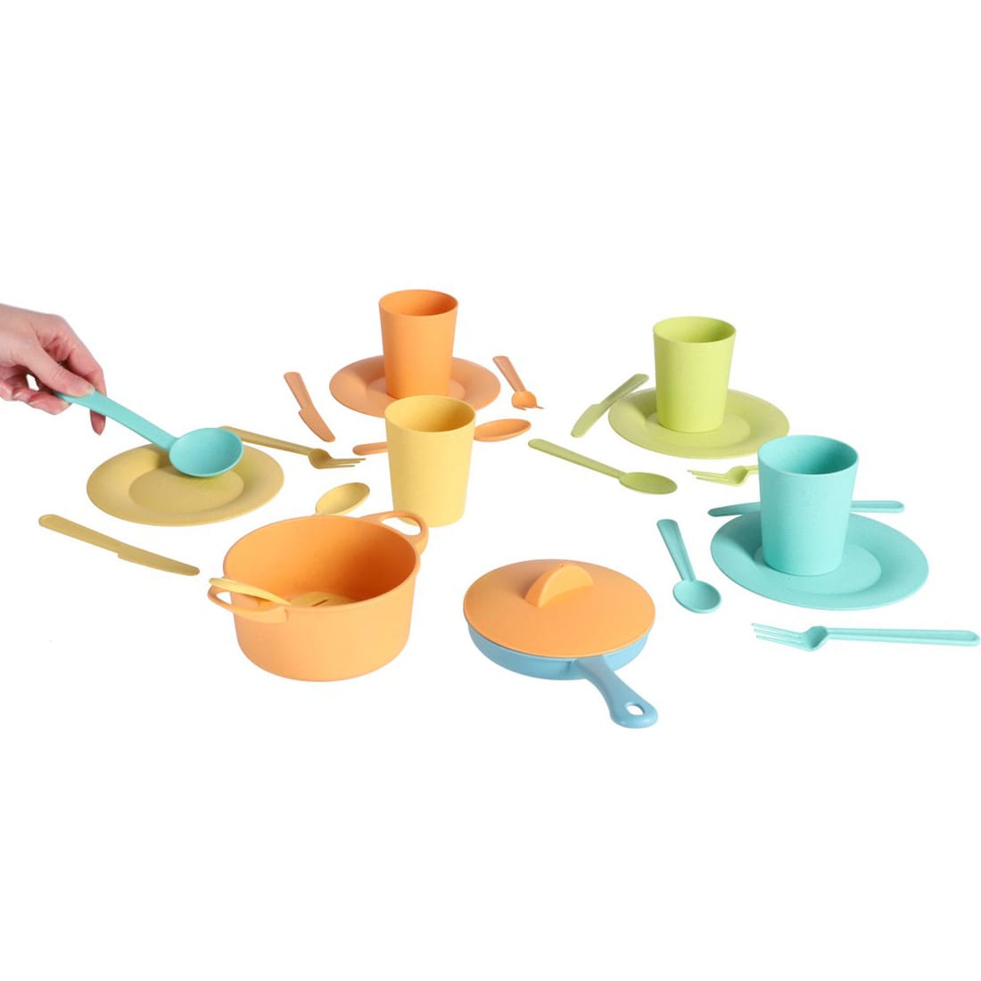 Pfannen Set Biokunststoff 25 Teile