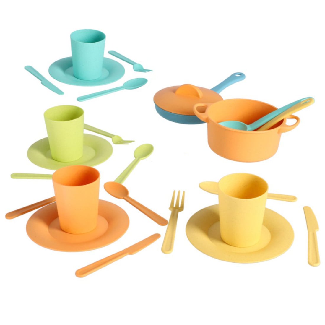 Pfannen Set Biokunststoff 25 Teile