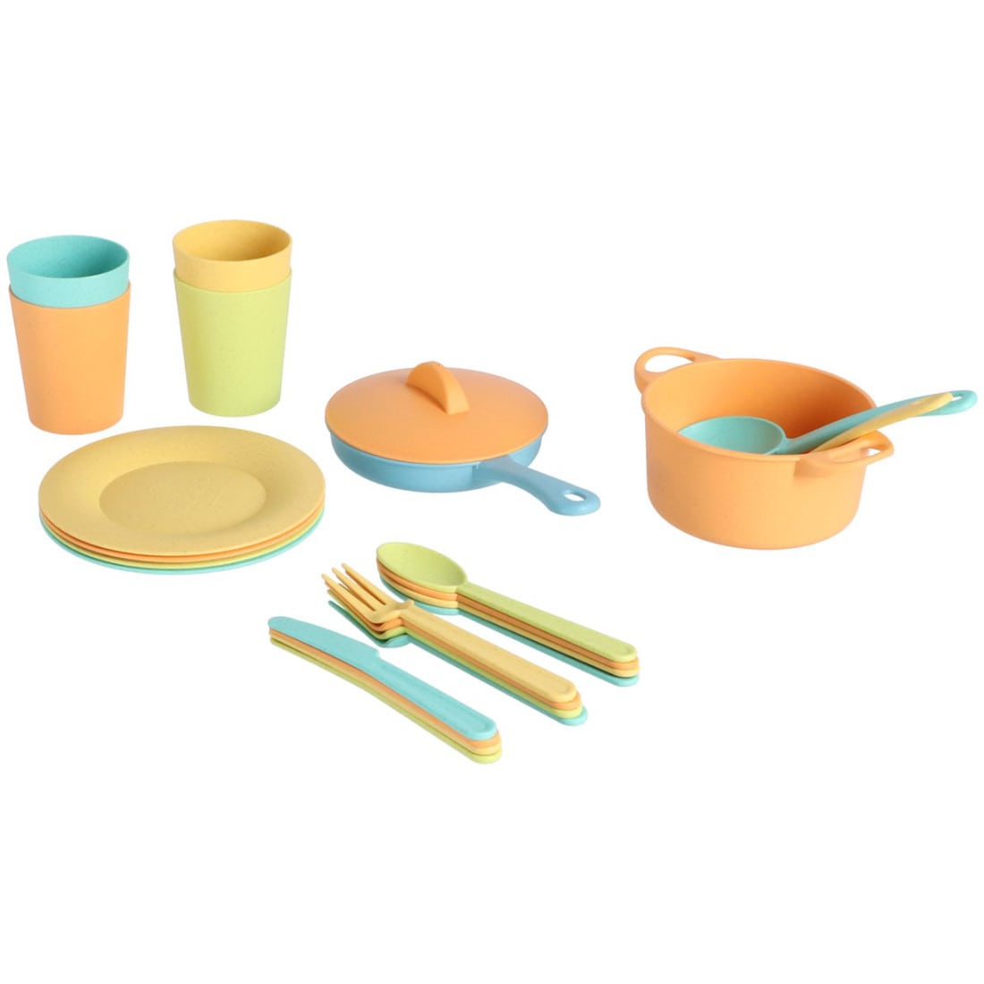 Pfannen Set Biokunststoff 25 Teile