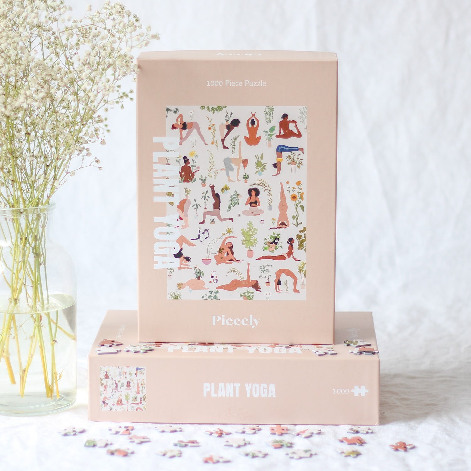 Piecely Plant Yoga Puzzle, 1000 Teile