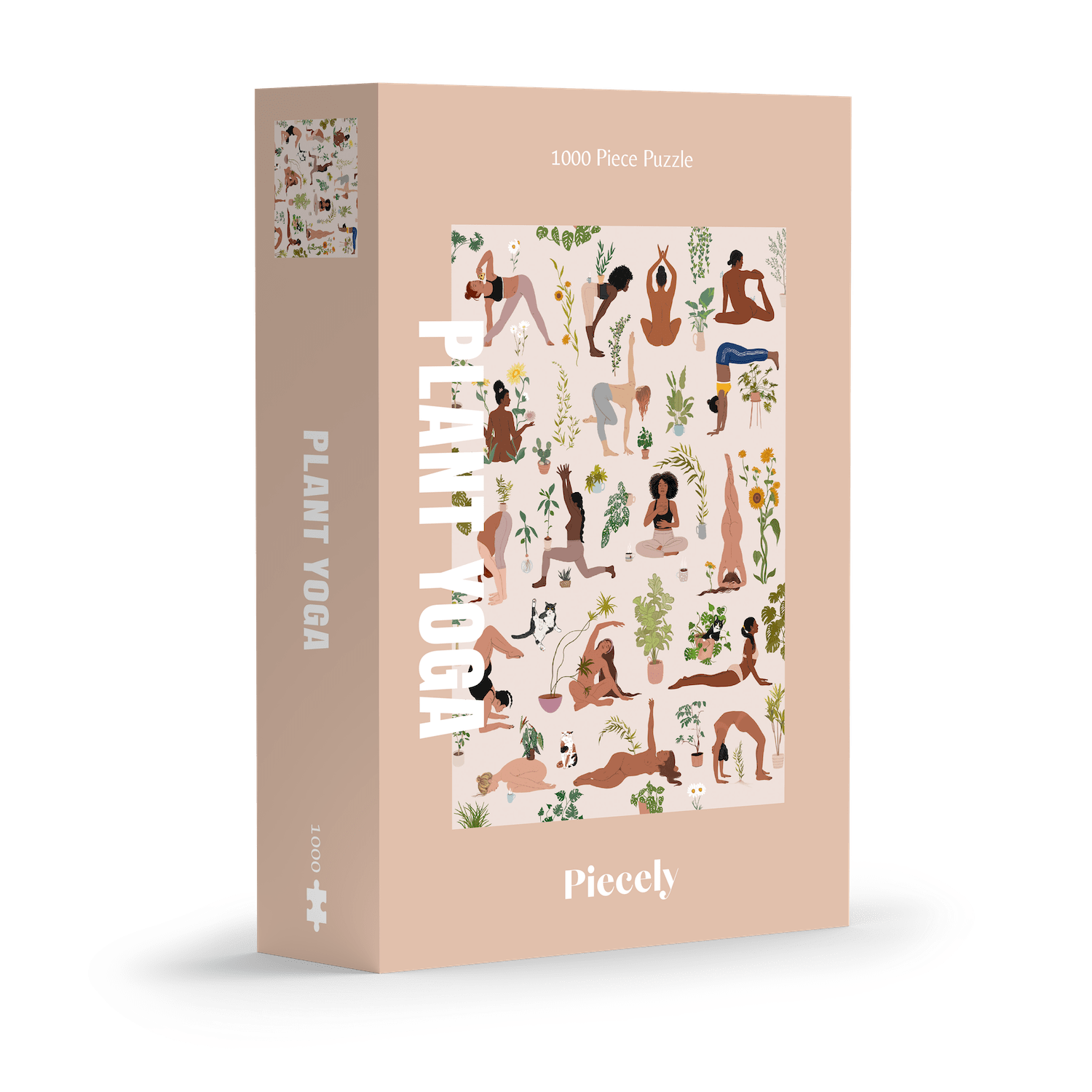 Piecely Plant Yoga Puzzle, 1000 Teile