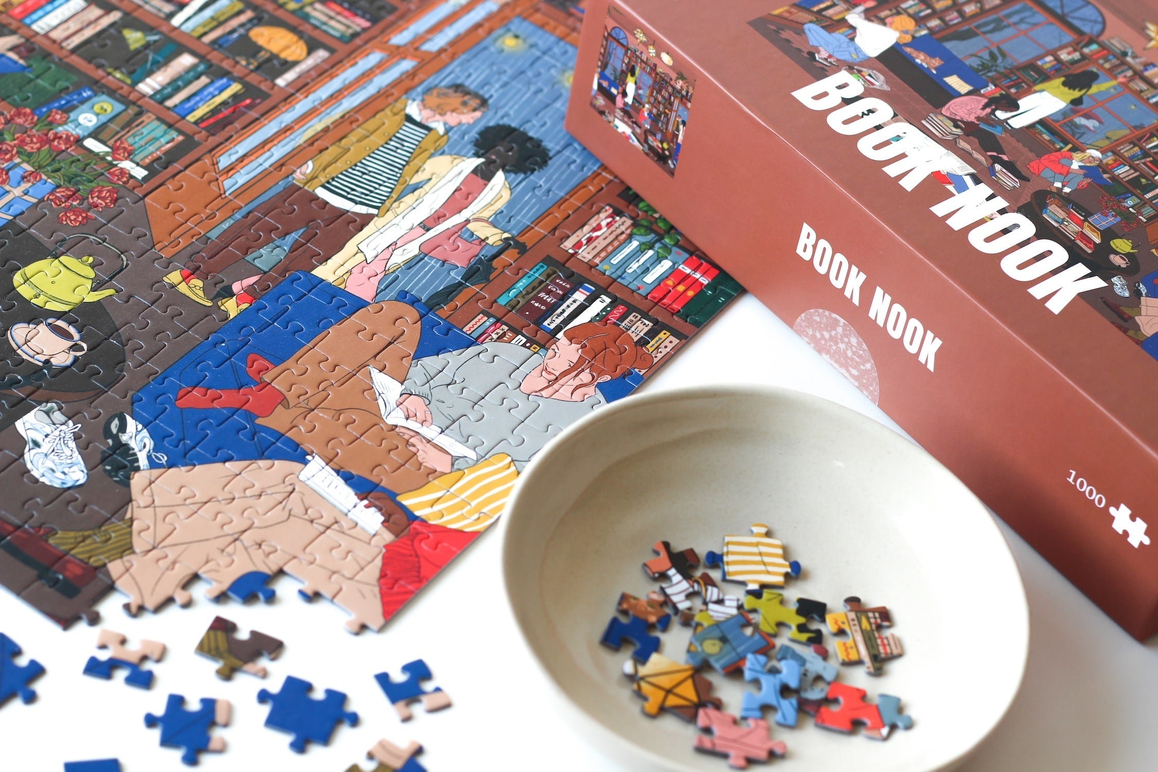 Piecely Book Nook Puzzle, 1000 Teile