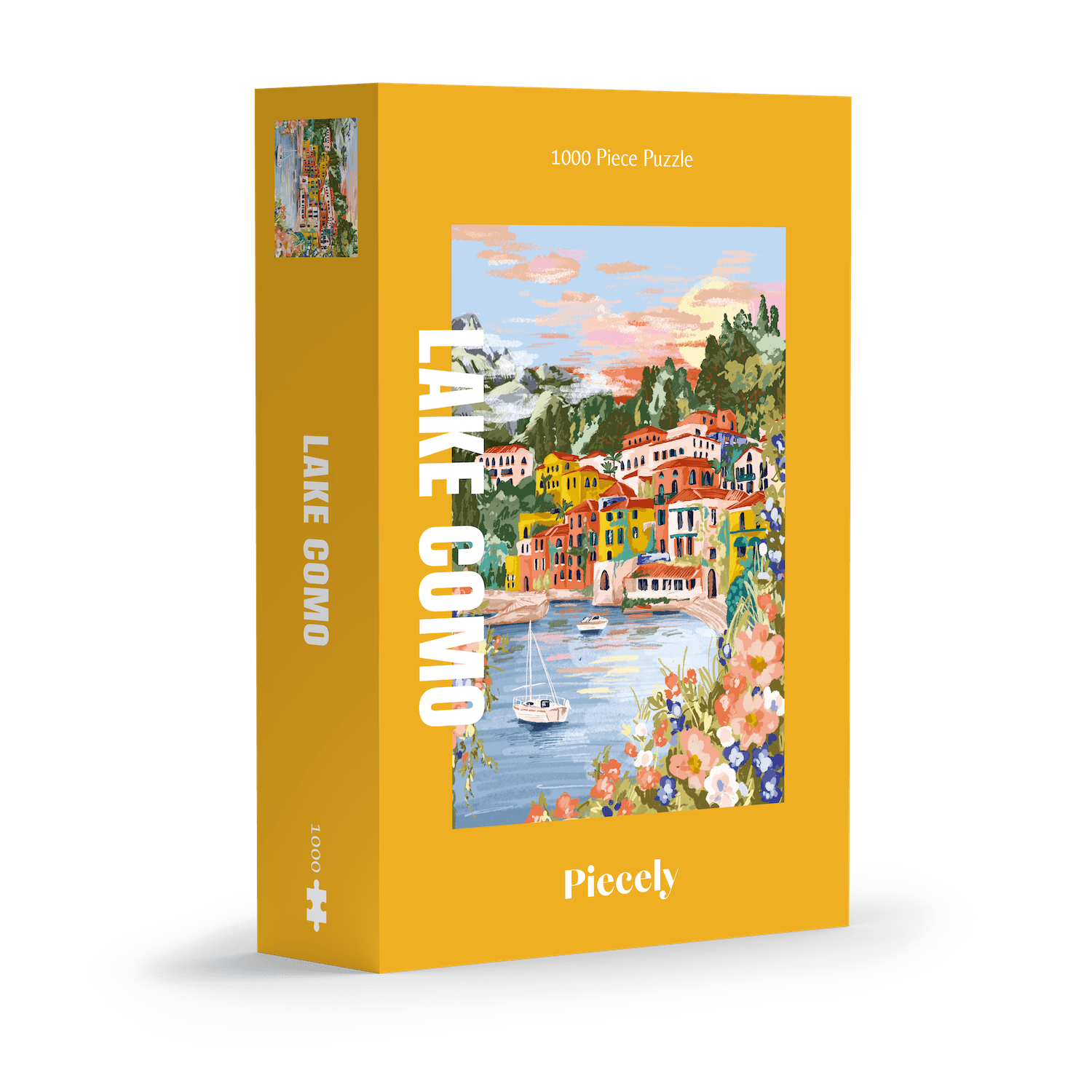 Piecely Lake Como Puzzle, 1000 Teile